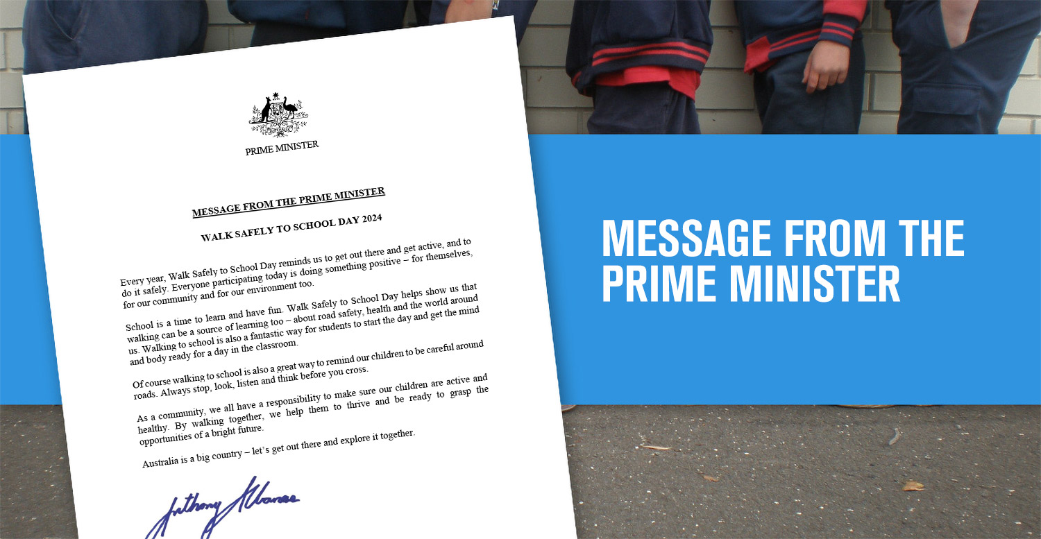 Letter from the Prime Minister
